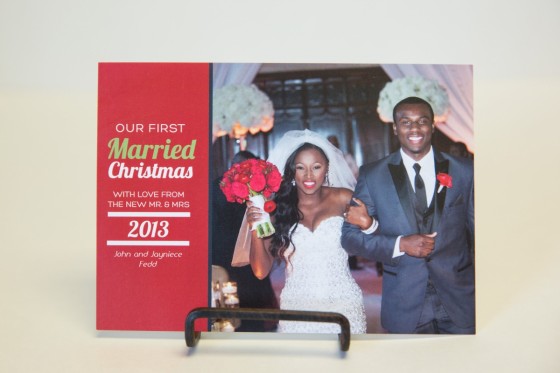 Wedding Christmas Card